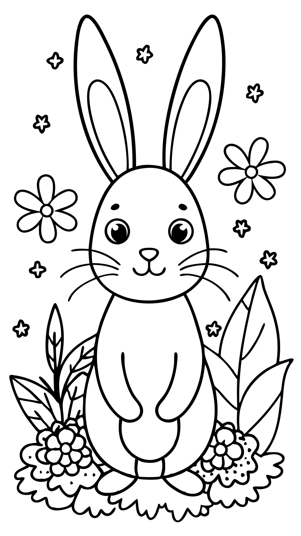 free coloring pages rabbit